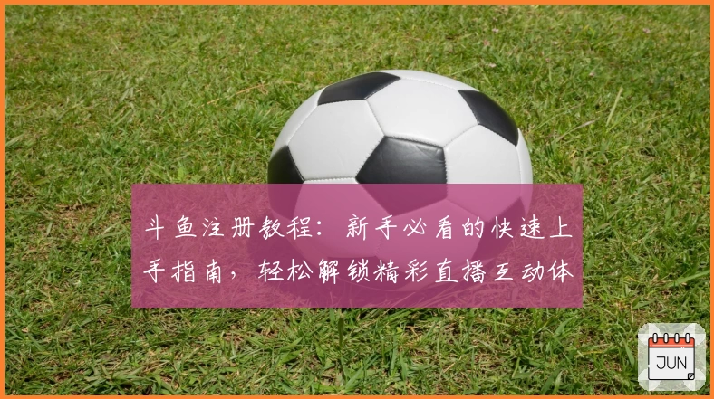 斗鱼注册教程：新手必看的快速上手指南，轻松解锁精彩直播互动体验